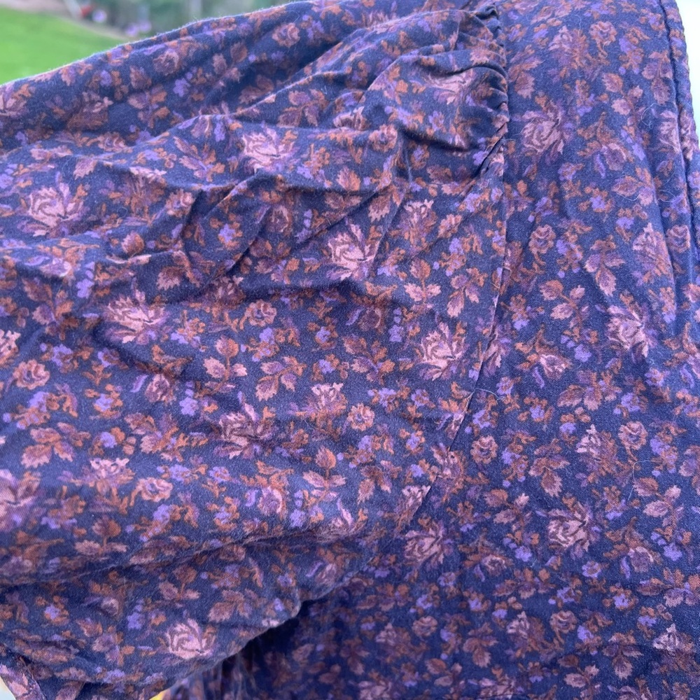 Madewell Purple Floral Maxi Dress - Picture 8 of 9